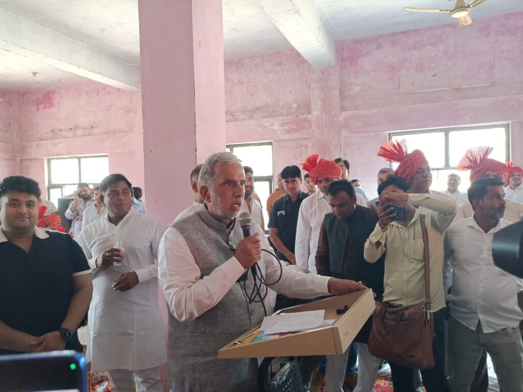 हमारी सरकार में किसानों की मर्ज़ी के बगैर कोई नहीं लेगा उनकी एक इंच जमीन: कृष्ण पाल गुर्जर