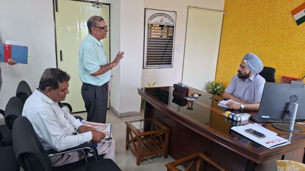 राज्य सतर्कता एवं भ्रष्टाचार निरोधक ब्यूरो प्रमुख का अंबाला और कैथल दौरा, कार्यों की समीक्षा*