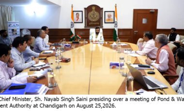 No Dirty Water Should Enter Ponds; Ensure Treatment Before Discharge: CM Nayab Singh Saini