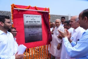 Hisar News: Multipurpose wrestling hall to be built in Hisar's Kharar Alipur at a cost of ₹5.32 crore; Cabinet Minister Ranbir Gangwa laid the foundation stone.