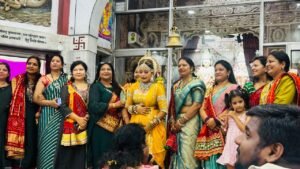 अखिल भारतीय अग्रवाल महिला समिति ने श्री सत्यनारायण शिव मंदिर में कराया भव्य धार्मिक आयोजन