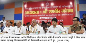 Cabinet Minister Directs Cleaning of Sewer Lines with Super Sucker Machine, issues directions for immediate Resolution of Waterlogging
