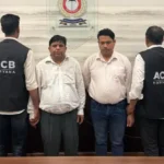 ETO and driver arrested while accepting a bribe of ₹1 lakh; accused of settling a ₹10 lakh penalty for ₹4 lakh.