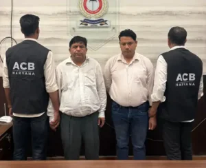 ETO and driver arrested while accepting a bribe of ₹1 lakh; accused of settling a ₹10 lakh penalty for ₹4 lakh.